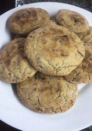 Una foto de Galletas de manteca con chocolate👩🏻‍🍳❣️