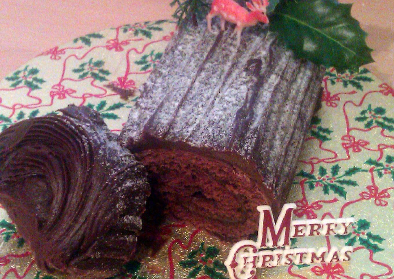 Vickys Christmas Yule Log, GF DF EF SF NF