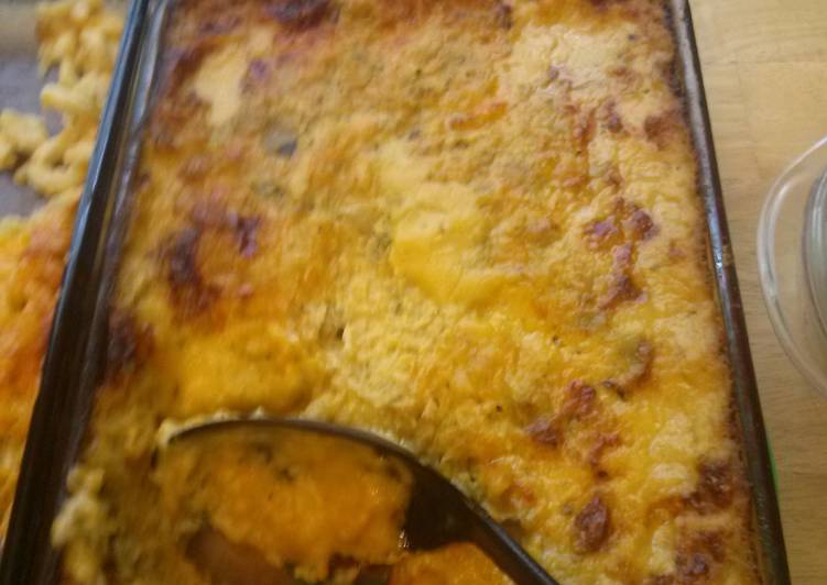 Recipe of Super Quick Homemade cheesy squash casserole