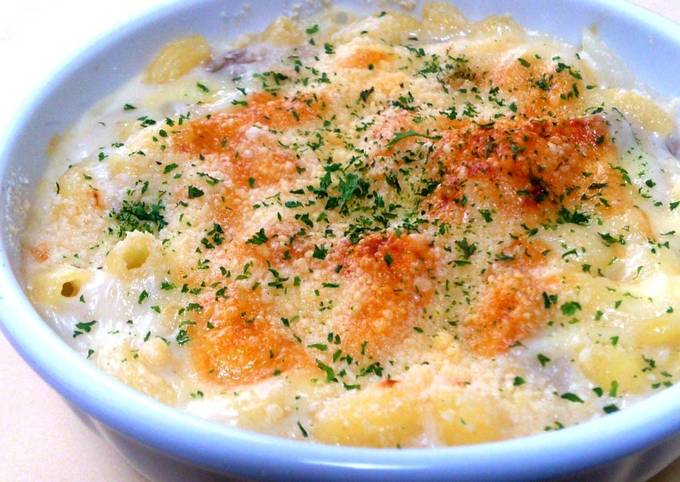 Easiest Way to Prepare Ultimate Easy and Delicious Macaroni Au Gratin