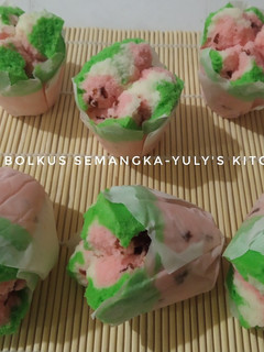 Foto resep Bolu Kukus Semangka (Tanpa Soda Anti Gagal)