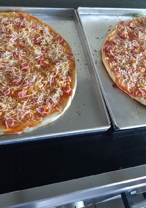 Foto resep Pizza tanpa telur,tanpa mixer,ulen 2 menit tanpa proofing