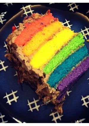 A picture of Rainbow Cake Recipe.