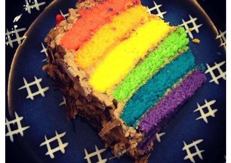 Recipe of Homemade Rainbow Cake Recipe