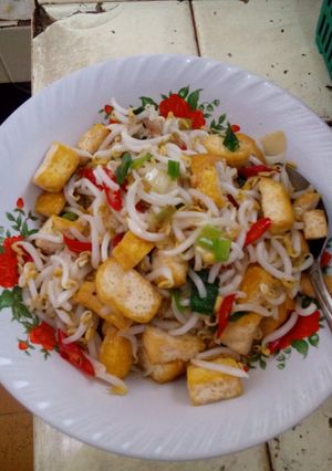 Foto resep Tumis toge tahu sederhana