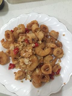 Foto resep Udang cumi cabe garam oatmeal