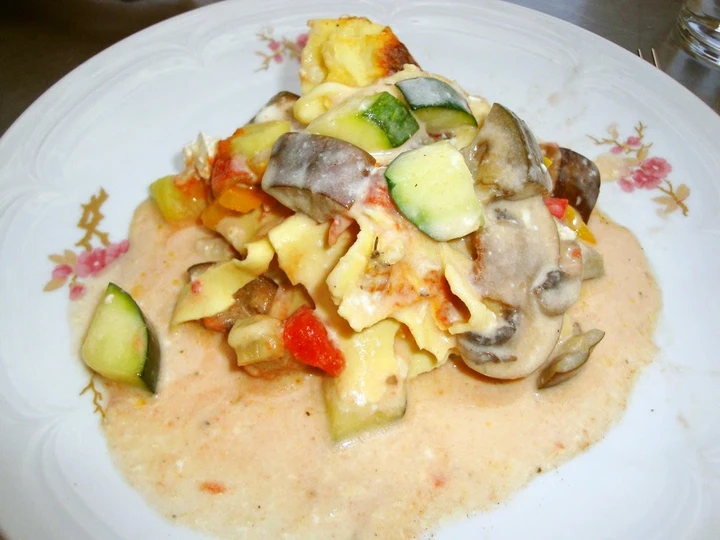 Recipe Mascarpone and Vegetable Lasagna which So Delicious