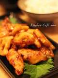 Lotus Roots and Chicken Tender Teriyaki