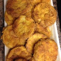 A picture of Fried Summer Squash.