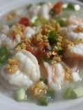 Thai Rice soup with Prawns / Khao Tom Koong