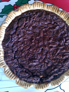 A picture of Chocolate Pecan pie.
