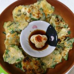A picture of Easy Chinese Chive and Chicken Breast Fritters.