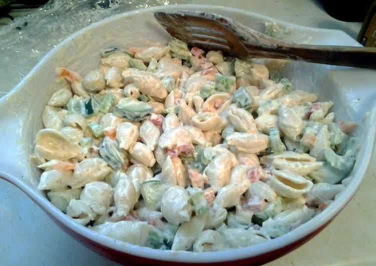 Steps to Make Amazing Macaroni Salad in 16 Minutes for Young Wife