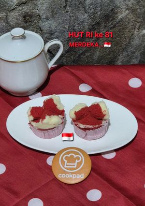 Foto resep Bolu Kukus Merah Putih