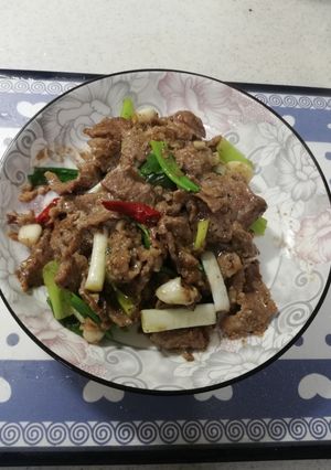 黑胡椒醬牛肉絲 的食譜成品照片
