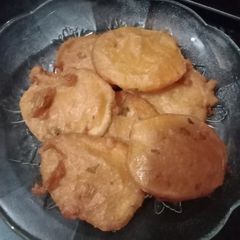 Crunchy Aloo pakora A picture of Crunchy Aloo pakora.