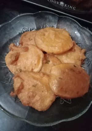 A picture of Crunchy Aloo pakora.
