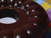 Gambar puding susu nutrijel coklat