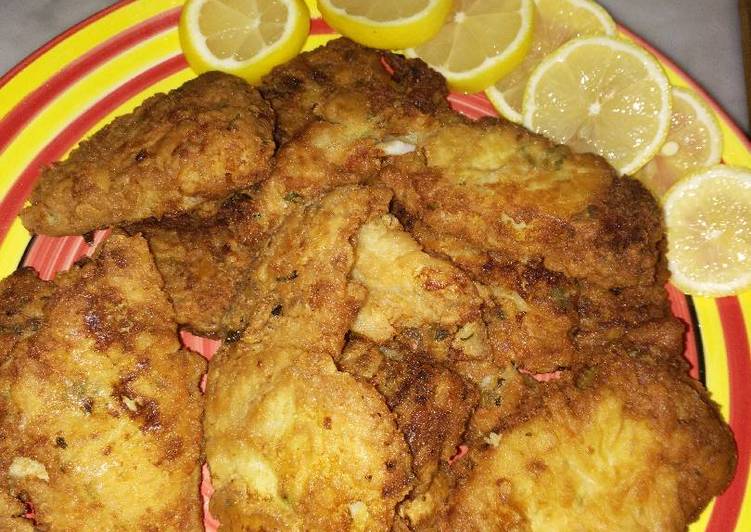 فيليه السمك المقرمش