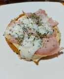Pizzetas saludables con harina de coco y arroz