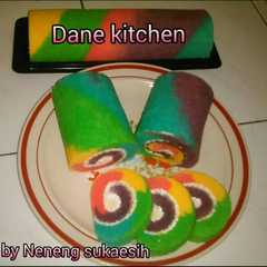 Bolu gulung Pelangi রেসিপির প্রধান ছবি