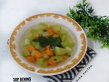 Sop Bening Labu Siam Wortel