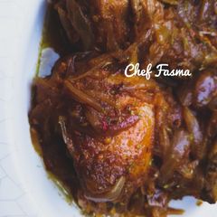 A picture of Pan style grilled chicken.