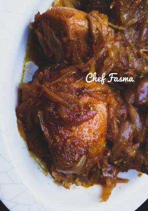 A picture of Pan style grilled chicken.