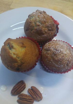 Una foto de Mantecadas de nuez