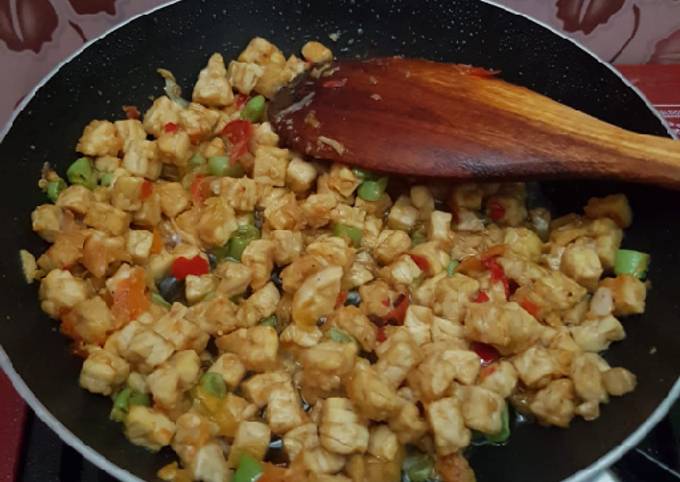 Sambal goreng tempe buncis pedas