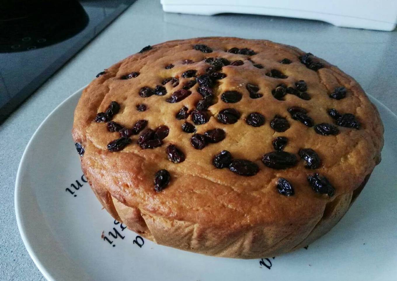 Bizcocho de calabaza con pasas sin gluten