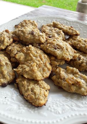 Una foto de Galletitas de banana y granola