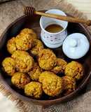 🍘Buñuelos de calabaza al horno 🍘 sin azúcar, sin harina de trigo