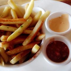 A picture of French fries.