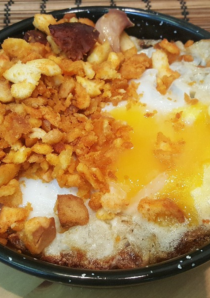 Una foto de Migas con huevo de Oca