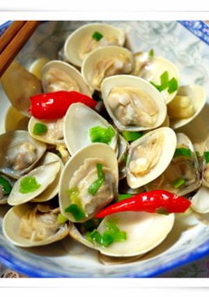 酒蒸海瓜子 的食譜成品照片