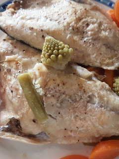 Una foto de Filete de dorada en papillote con verduras