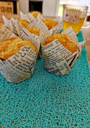 Une photo de Muffins vanille caramel