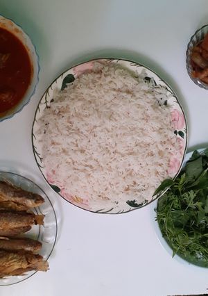 صورة لوصفة وجبة غذاء - رز وسمك