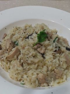 雞肉野菇燉飯 的食譜成品照片