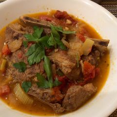 A picture of Stewed Pork Ribs in White Wine.