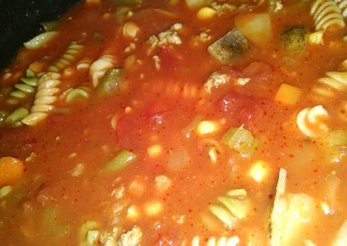Sausage vege soup