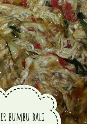 Foto resep Ayam suwir bumbu bali