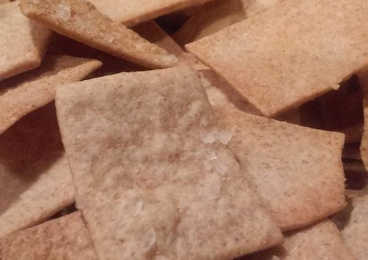Easiest Way to Cook Tasty Sourdough Whole Wheat Crackers