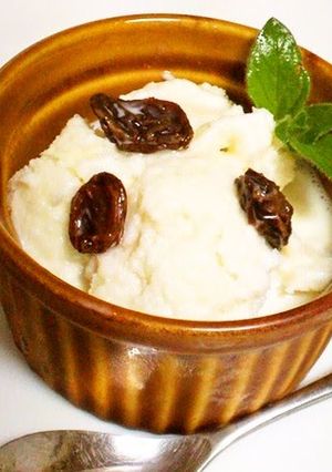 A picture of Low-Cal Rum Raisin Ice Cream.