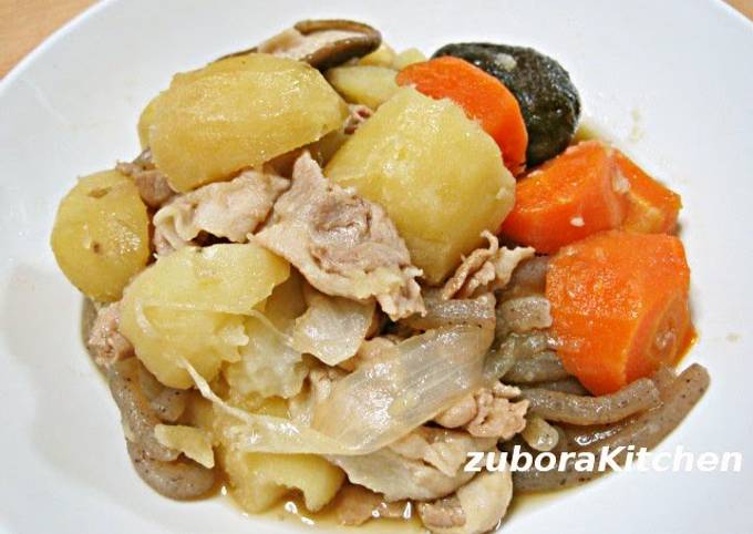 Recipe of Favorite Nikujaga With No Water-Added