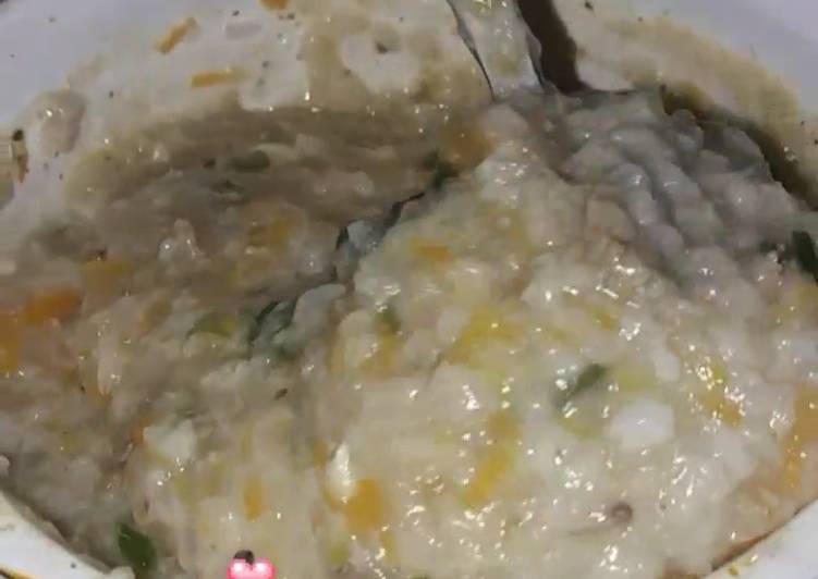 Cara meracik Bubur tim 8 bulan double prohe, Anti Gagal