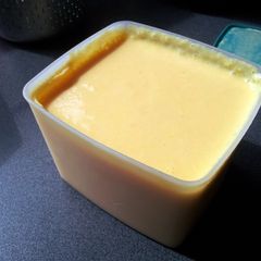 A picture of fruity soft ice cream.