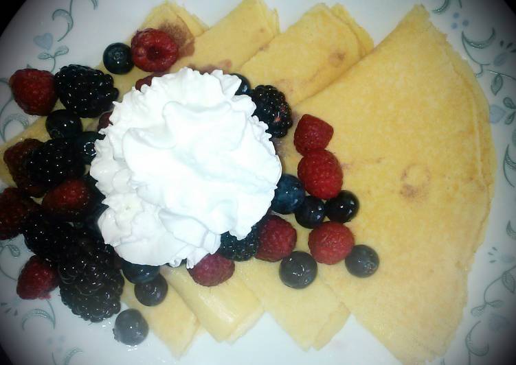Recipe of Delicious Fourth of July Crêpes