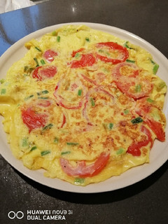 A picture of Egg Pizza😊.